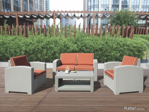 Уличные диваны и кресла коллекции Rattan Premium 4 купить в Перми