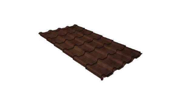 Металлочерепица камея 0,45 Safari Twincolor Brown купить в Перми