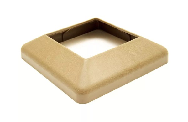 Крышка нижняя ПВХ для столба Deckart 125х125 Орех купить в Перми