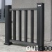 Ограждение из ДПК Outdoor Классик 3D STORM чёрный купить в Перми