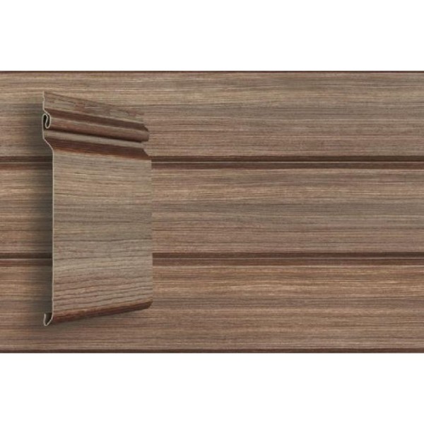 Виниловый сайдинг Grand Line Natural-Брус Tundra - Кедр купить в Перми