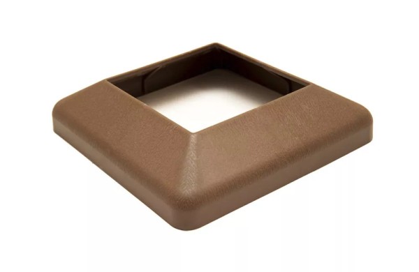 Крышка нижняя ПВХ для столба Deckart 125х125 Шоколад купить в Перми