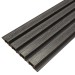 Фасадная доска из ДПК Faynag Wood Рейка Мокрый Асфальт купить в Перми