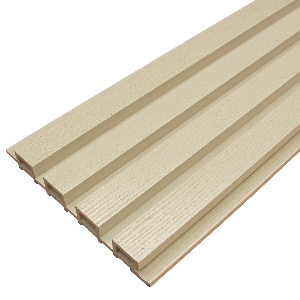 Фасадная доска из ДПК Faynag Wood Рейка Слоновая кость купить в Перми
