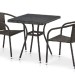 Комплект плетеной мебели AFINA из иск. ротанга T282BNT/Y137C-W53 Brown 2Pcs купить в Перми