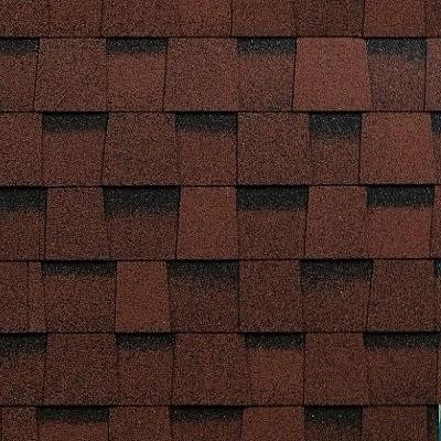 Двухслойная ламинированная черепица Shinglas, серия Фазенда – Красный купить в Перми