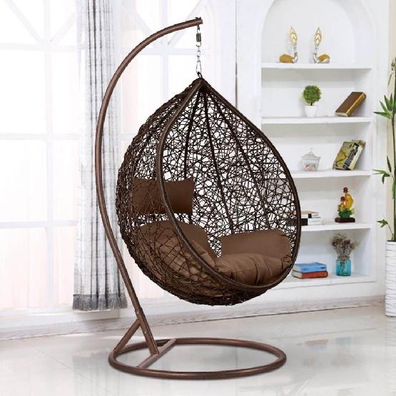 Кресло Подвесное из искусственного ротанга AFM-168A-XL Brown купить в Перми