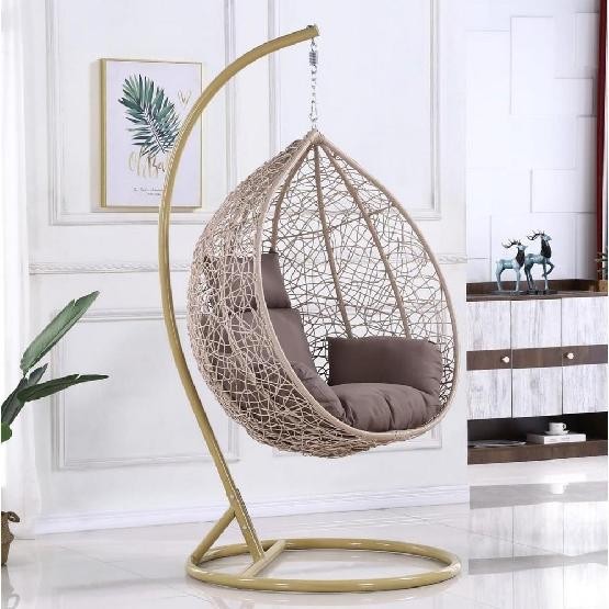 Кресло Подвесное из искусственного ротанга AFM-169A-LB Beige купить в Перми