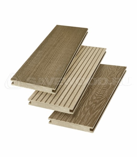 Террасная доска SW Fraxinus (R) полнотелая «SaveWood» Тик купить в Перми