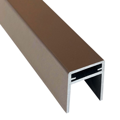 П-профиль Алюминиевый EasyDecking 35x25 Венге купить в Перми
