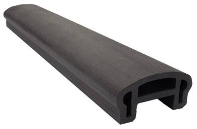 Перила вехнее фигурное Woodvex Select Графит купить в Перми