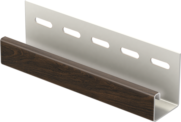 J-планка к Софиту PRO Тёмный орех купить в Перми