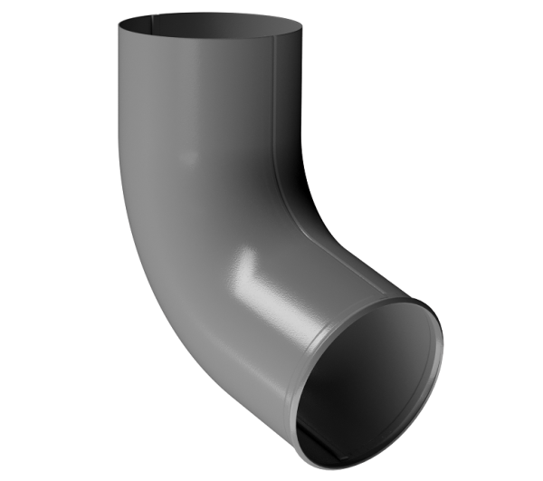 Отвод трубы D90 Döcke STAL PREMIUM Графит, (RAL 7024) купить в Перми