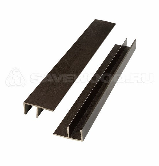 F-профиль ДПК Savewood – Тёмно-коричневый купить в Перми