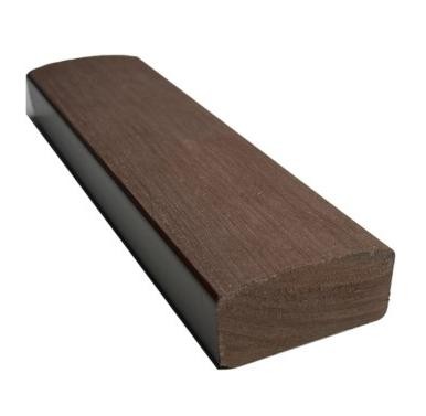 Лавочный брус Ecodecking Некст полнотелый брашированный 70х35 шоколад купить в Перми