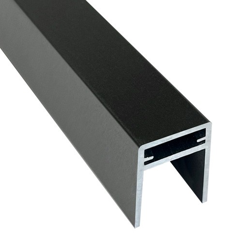 П-профиль Алюминиевый EasyDecking 35x25 Черное дерево купить в Перми