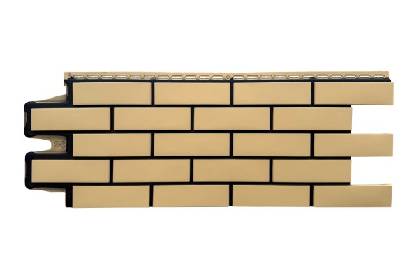 ФП Grand Line клинкерный кирпич ПРЕМИУМ Песочный (шов RAL 9005) купить в Перми