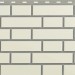 Фасадная панель Альта-Профиль, Кирпич Клинкерный, Белый купить в Перми