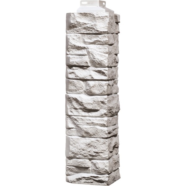 Угол наружный FineBer, Скала, Мелованный белый купить в Перми