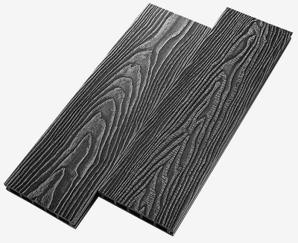 Террасная доска из ДПК RusDecking Unodeck Vintage - Графит купить в Перми
