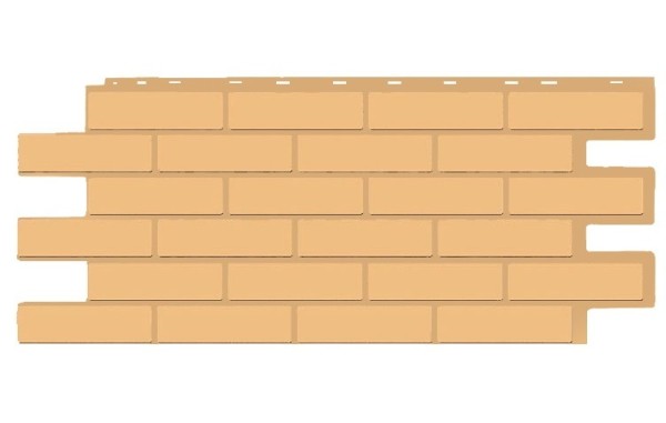 Фасадная панель T-Siding Кирпич Модерн Эко Крем купить в Перми