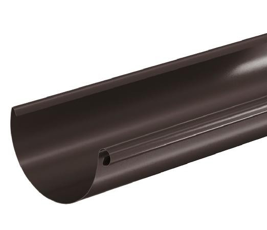 Водосток Aquasistem, система 125x90 - Водосточный желоб 3.00м RR 32 Тёмно Коричневый купить в Перми