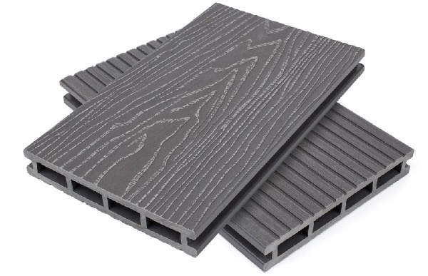 Террасная доская ДПК NanoWood Nature 3D пустотелая Серый купить в Перми