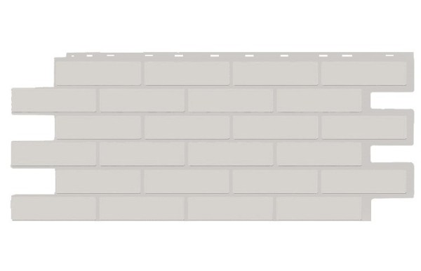 Фасадная панель T-Siding Кирпич Модерн Эко Уайт купить в Перми