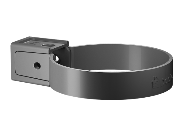 Хомут универсальный для водосточной трубы Docke Premium Графит купить в Перми