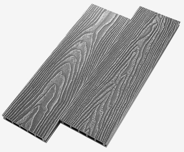 Террасная доска из ДПК RusDecking Unodeck Vintage - Серый купить в Перми