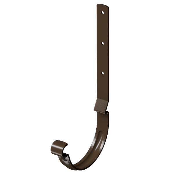 Карнизный крюк длинный D125 Döcke STAL PREMIUM Каштан, (RAL 8017) купить в Перми