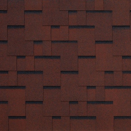 Гибкая черепица Tegola SAN REMO rosso 402 купить в Перми