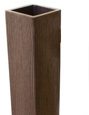 Столб опорный Woodvex Co-Extrusion Темно - Коричневый купить в Перми